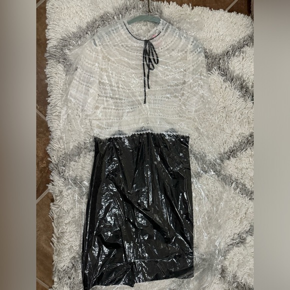 Sandro black and white lace dress size 38 - Picture 4 of 6